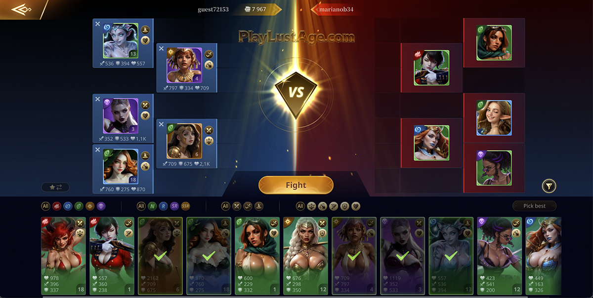 Maiden squad selection